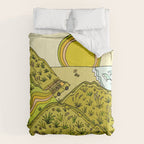 keen for a surf nz surf adventure by surfy birdy Comforter Gallery Image 6