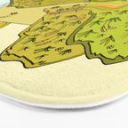 keen for a surf nz surf adventure by surfy birdy Bath Mat Gallery Image 3