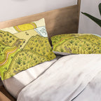 keen for a surf nz surf adventure by surfy birdy Pillow Sham Gallery Image 2