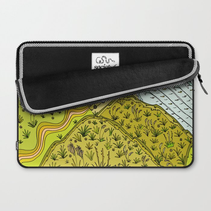 keen for a surf nz surf adventure by surfy birdy Laptop Sleeve Gallery Image 2
