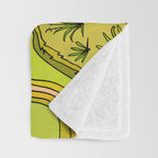keen for a surf nz surf adventure by surfy birdy Throw Blanket Gallery Image 3
