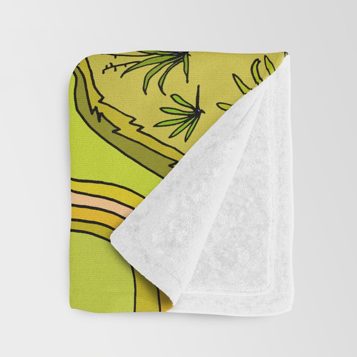 keen for a surf nz surf adventure by surfy birdy Throw Blanket Gallery Image 3