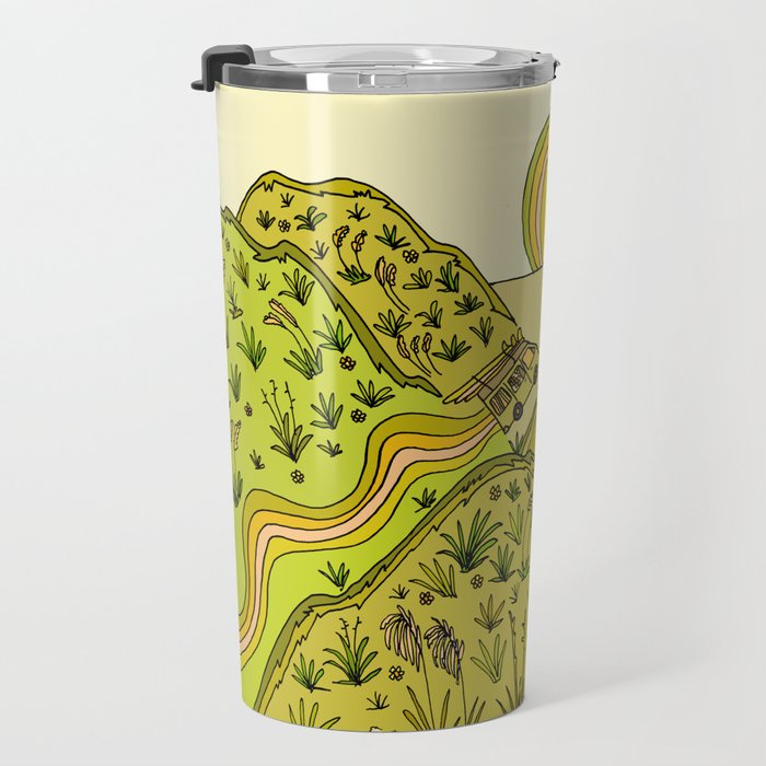keen for a surf nz surf adventure by surfy birdy Travel Mug Gallery Image 3