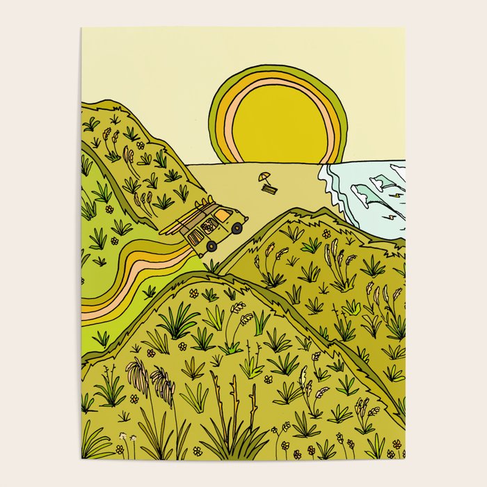 keen for a surf nz surf adventure by surfy birdy Poster Gallery Image 4