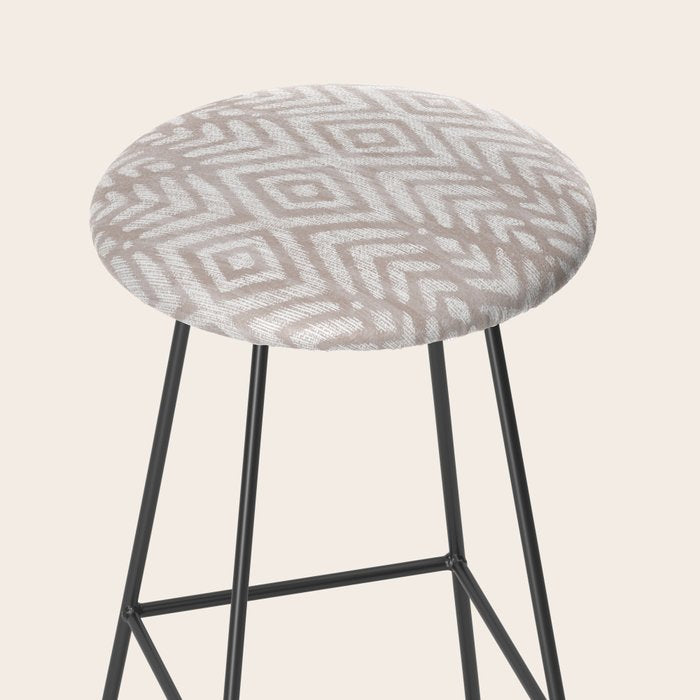 Feather Ikat - Taupe Stool Gallery Image 2