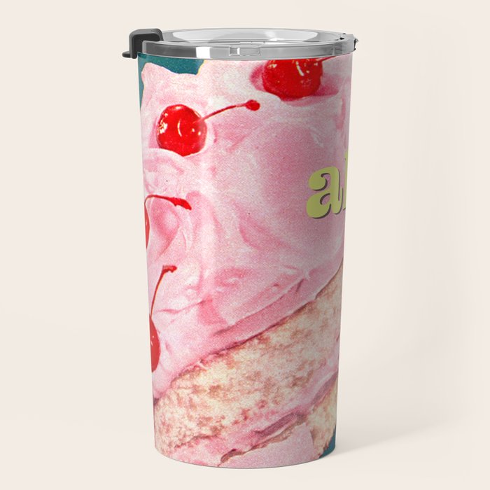 You Always Deserve Cake Travel Mug Gallery Image 3