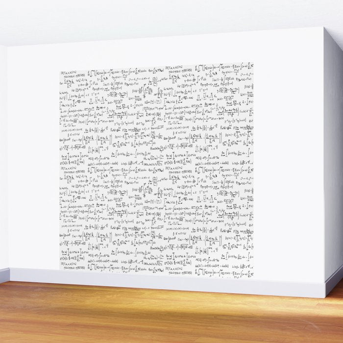Math Equations Wall Mural Gallery Image 2