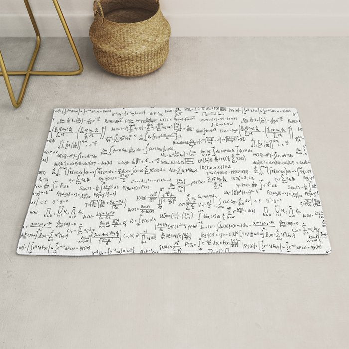 Math Equations Rug Gallery Image 1