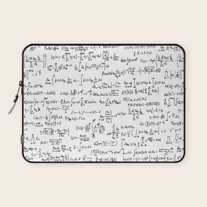 Math Equations Laptop Sleeve Gallery Image 1