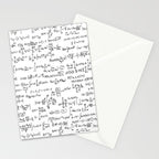 Math Equations Stationery Card Gallery Image 2