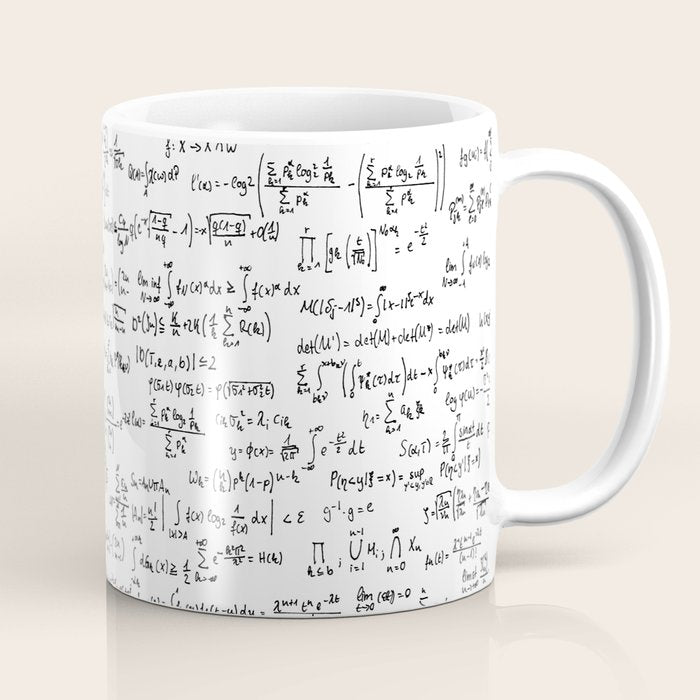 Math Equations Coffee Mug Gallery Image 1