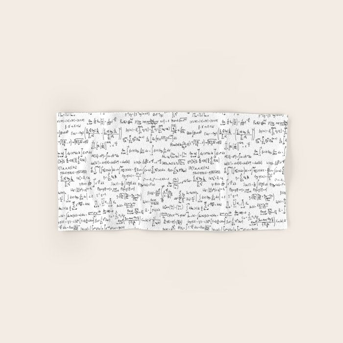 Math Equations Bath Towel Gallery Image 1
