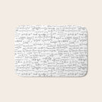 Math Equations Bath Mat Gallery Image 1