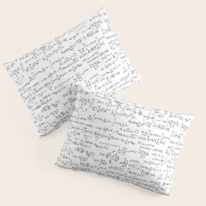 Math Equations Pillow Sham Gallery Image 3