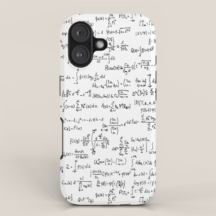 Math Equations iPhone Case Gallery Image 1