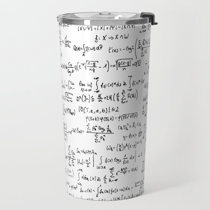 Math Equations Travel Mug Gallery Image 2