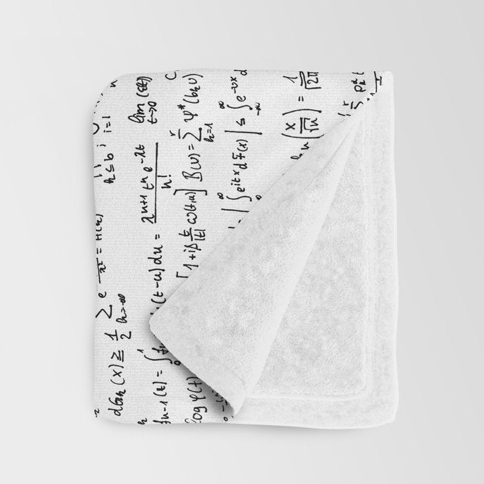 Math Equations Throw Blanket Gallery Image 3