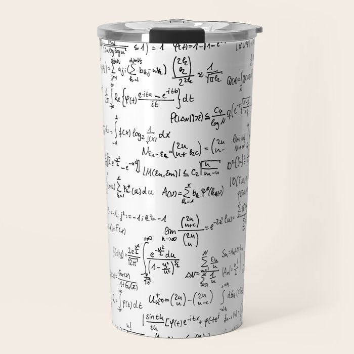 Math Equations Travel Mug Gallery Image 1