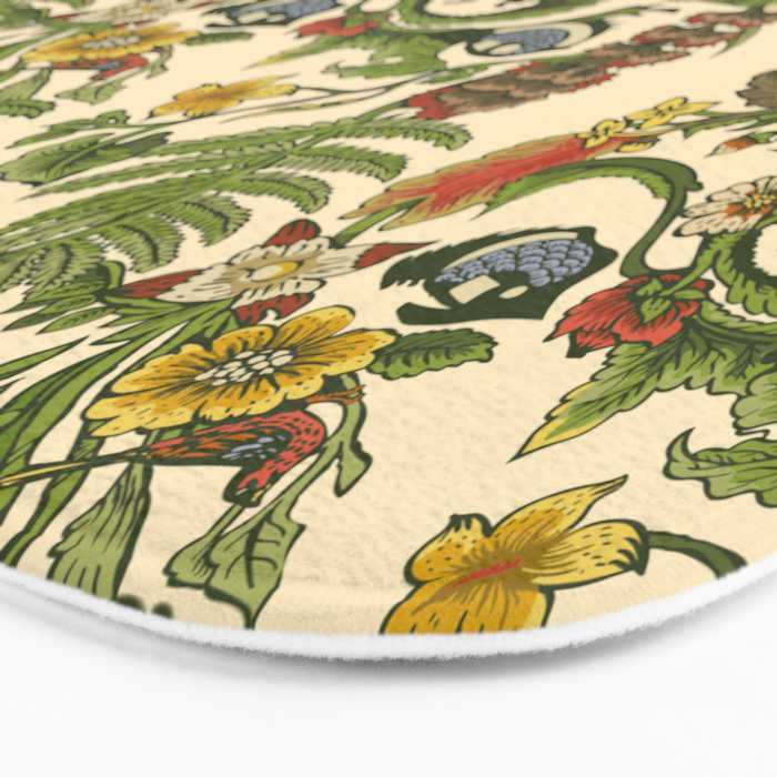 Botanical French Bulldog Bath Mat Gallery Image 3