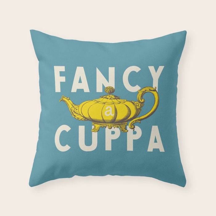 Fancy a Cuppa Throw Pillow Gallery Image 6