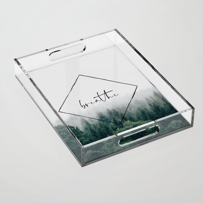 Breathe Acrylic Tray Gallery Image 1