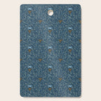 Happy Hanukkah Menorah Dark Blue  Cutting Board Gallery Image 1