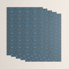 Happy Hanukkah Menorah Dark Blue  Wrapping Paper Gallery Image 3