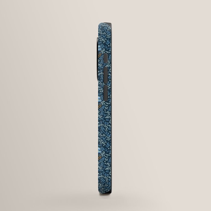 Happy Hanukkah Menorah Dark Blue  iPhone Case Gallery Image 2