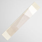 Modern Minimalism Beige White Organic Shapes Table Runner Gallery Image 3