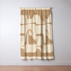 Modern Abstract Shapes 97 Window Curtain Gallery Image 3