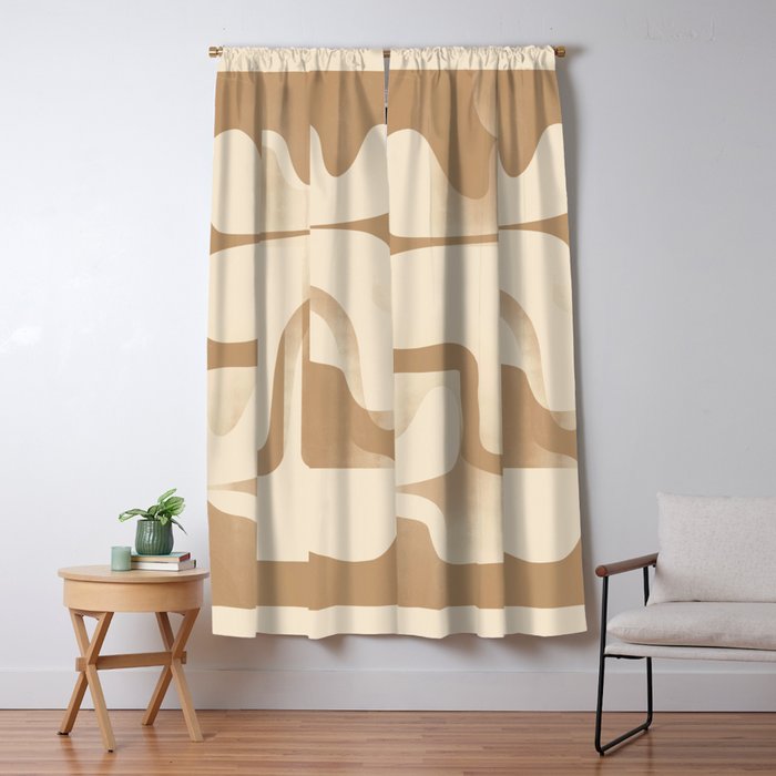 Modern Abstract Shapes 97 Window Curtain Gallery Image 5