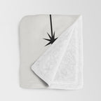 Aries Zodiac Star Constellation Line Art White Throw Blanket Gallery Image 3