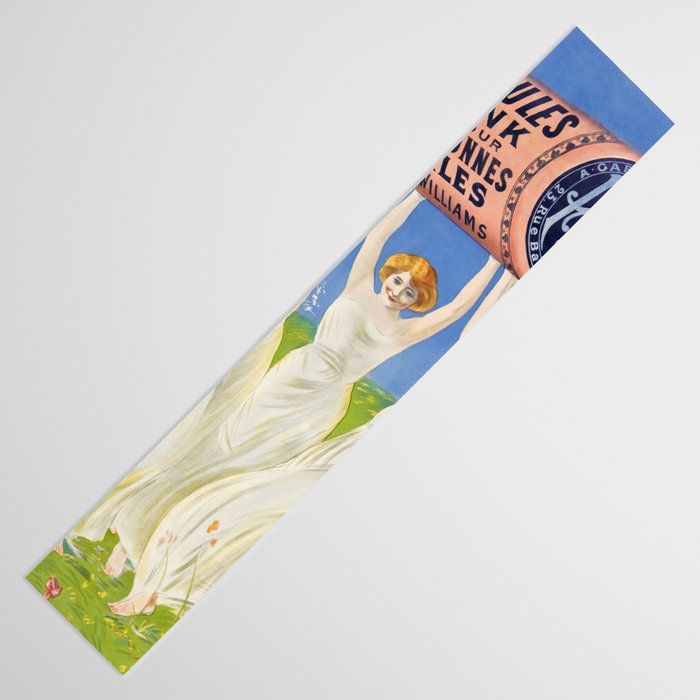 Antique Ad Poster Pink Pills for Pale People Table Runner Gallery Image 3