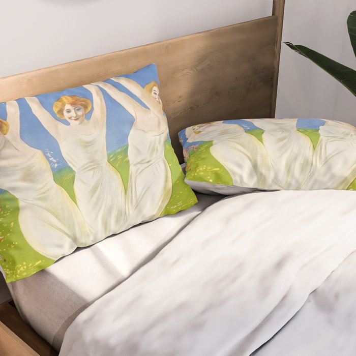 Antique Ad Poster Pink Pills for Pale People Pillow Sham Gallery Image 2