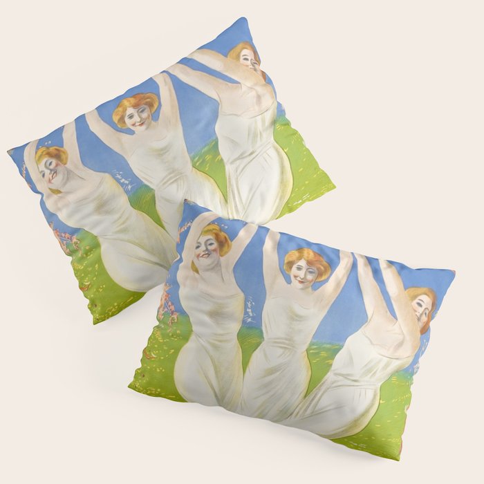 Antique Ad Poster Pink Pills for Pale People Pillow Sham Gallery Image 3