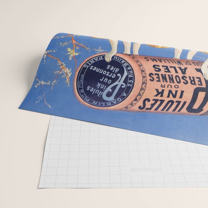 Antique Ad Poster Pink Pills for Pale People Wrapping Paper Gallery Image 2