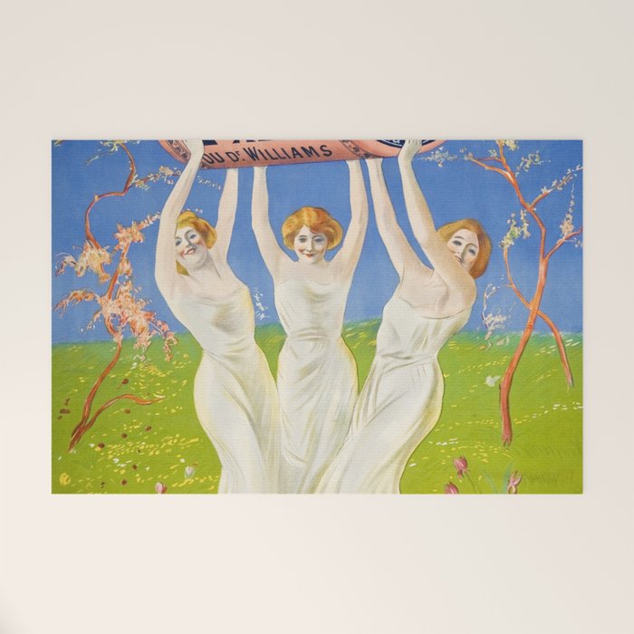 Antique Ad Poster Pink Pills for Pale People Welcome Mat Gallery Image 1