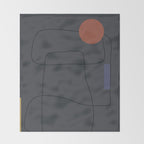 Minimal Geometric 61 Throw Blanket Gallery Image 2