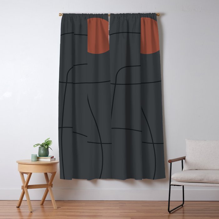 Minimal Geometric 61 Window Curtain Gallery Image 1