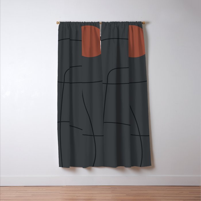 Minimal Geometric 61 Window Curtain Gallery Image 3