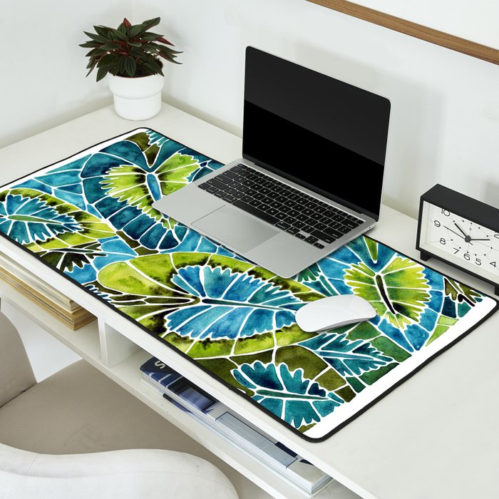 Schismatoglottis Calyptrata - Teal Palette Desk Mat Gallery Image 2