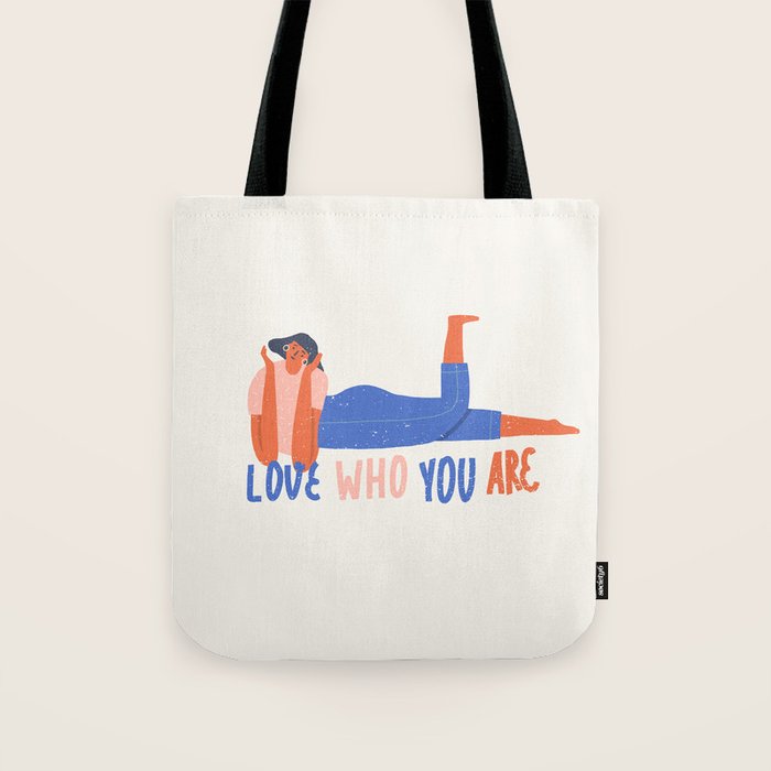 Love who you are Tote Bag Gallery Image 1