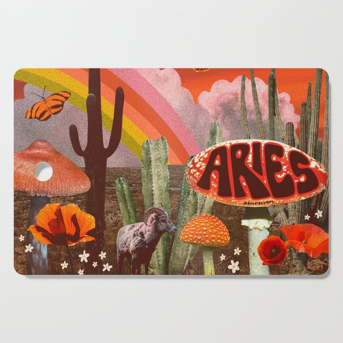 Aries Collage Cutting Board Gallery Image 1