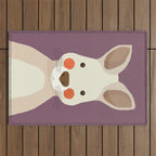 Kangaroo, Animal Portrait Outdoor Rug Gallery Image 1