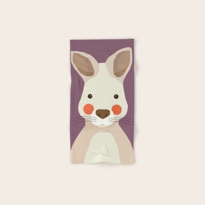 Kangaroo, Animal Portrait Bath Towel Gallery Image 1