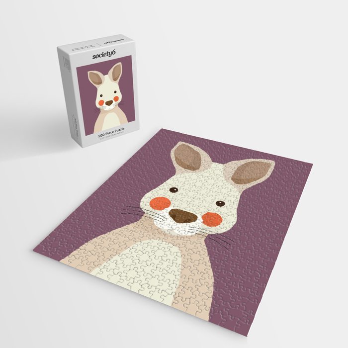 Kangaroo, Animal Portrait Jigsaw Puzzle Gallery Image 2