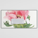Pink Anemone Desk Mat Gallery Image 1