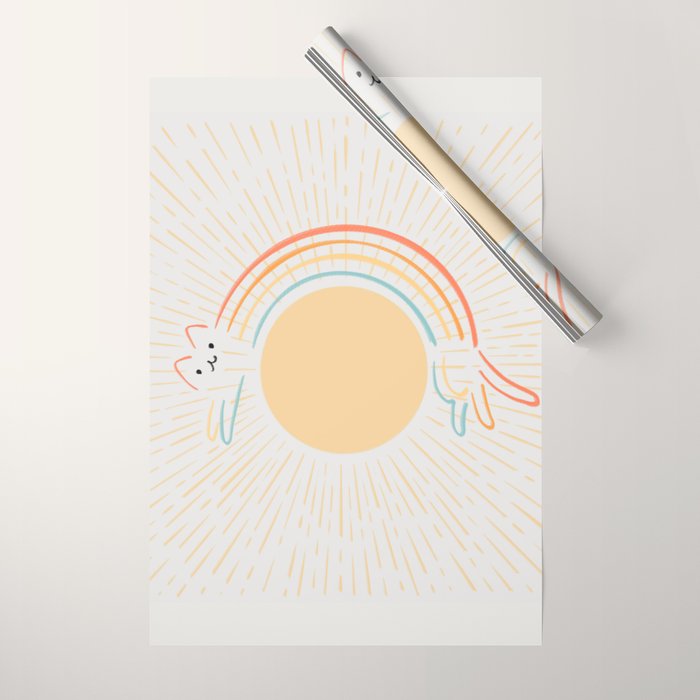 Cat Landscape 119: Get Over it Wrapping Paper Gallery Image 1