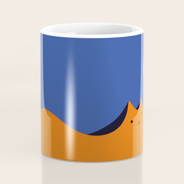 Cat Landscape 179: Lunar Mirage Coffee Mug Gallery Image 4