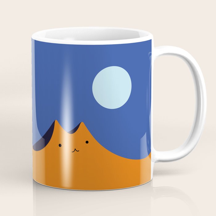 Cat Landscape 179: Lunar Mirage Coffee Mug Gallery Image 1